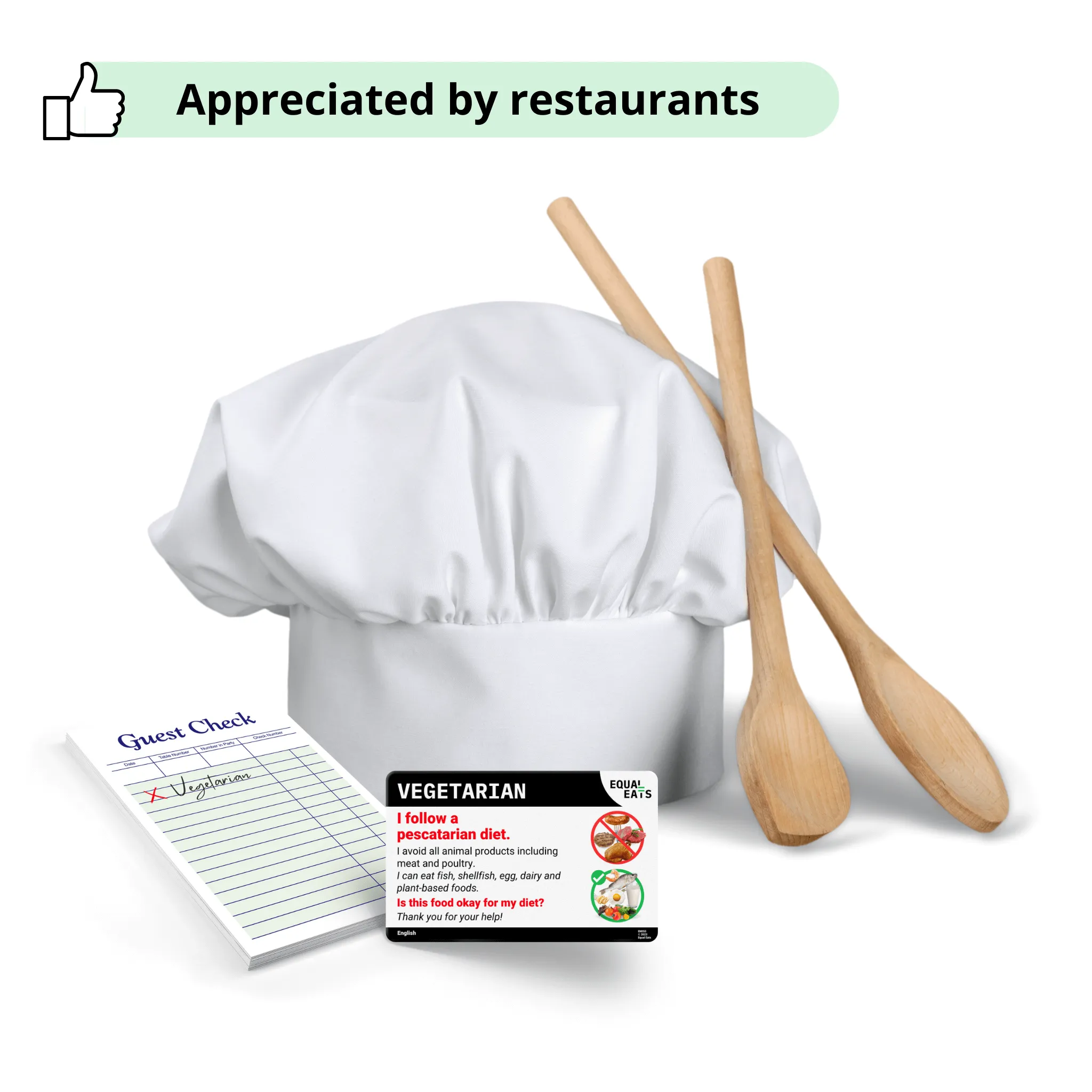 Pescatarian Card in English (Printable)