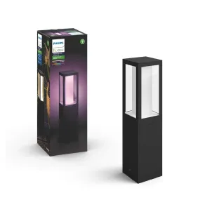 Philips Hue Impress White and Colour Ambiance Led Smart Outdoor Pedestal Light [Regular], Works with Alexa, Google Assistant and Apple Homekit