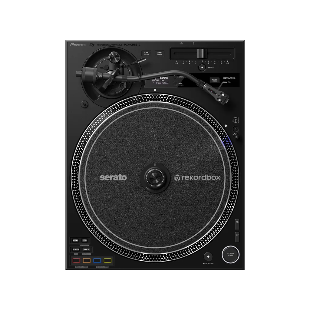 Pioneer DJ PLX-CRSS12 Professional Digital/Analog Turntable - Black