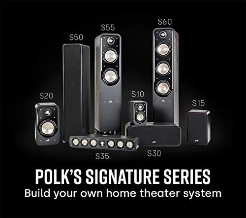 Polk Audio Signature S10 American HiFi Home Theater Compact Satellite Surround Speaker - India Warranty*