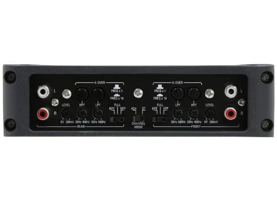 Polk Marine Amplifier w- Crossover Filters - 4 Channel - 12 Volts - 400 Watts-PAD4000.4