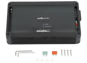 Polk Marine Amplifier w- Crossover Filters - 4 Channel - 12 Volts - 400 Watts-PAD4000.4