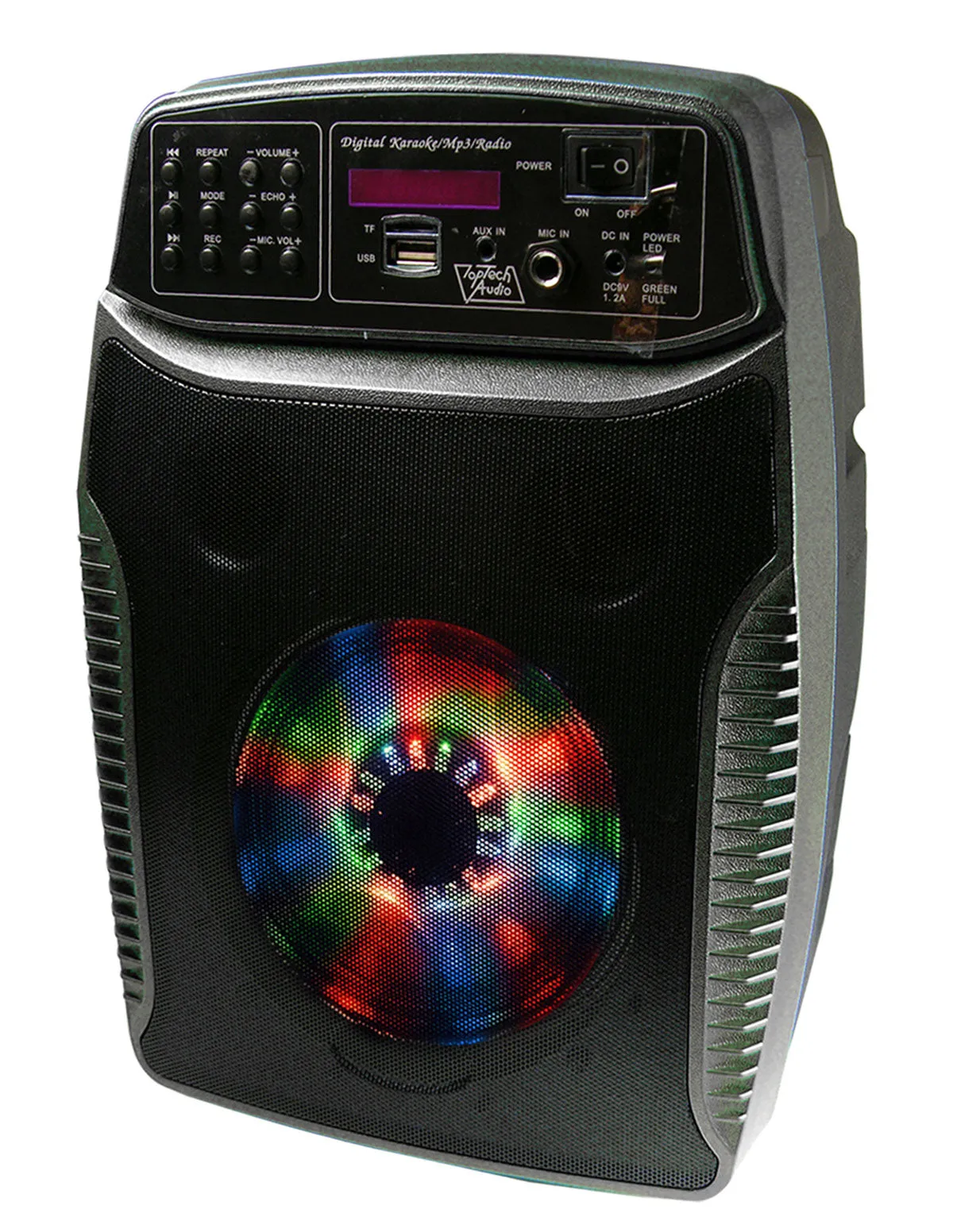 Portable 1000 Watts Peak Power 6.5” Speaker with LED Lights and Remote Control