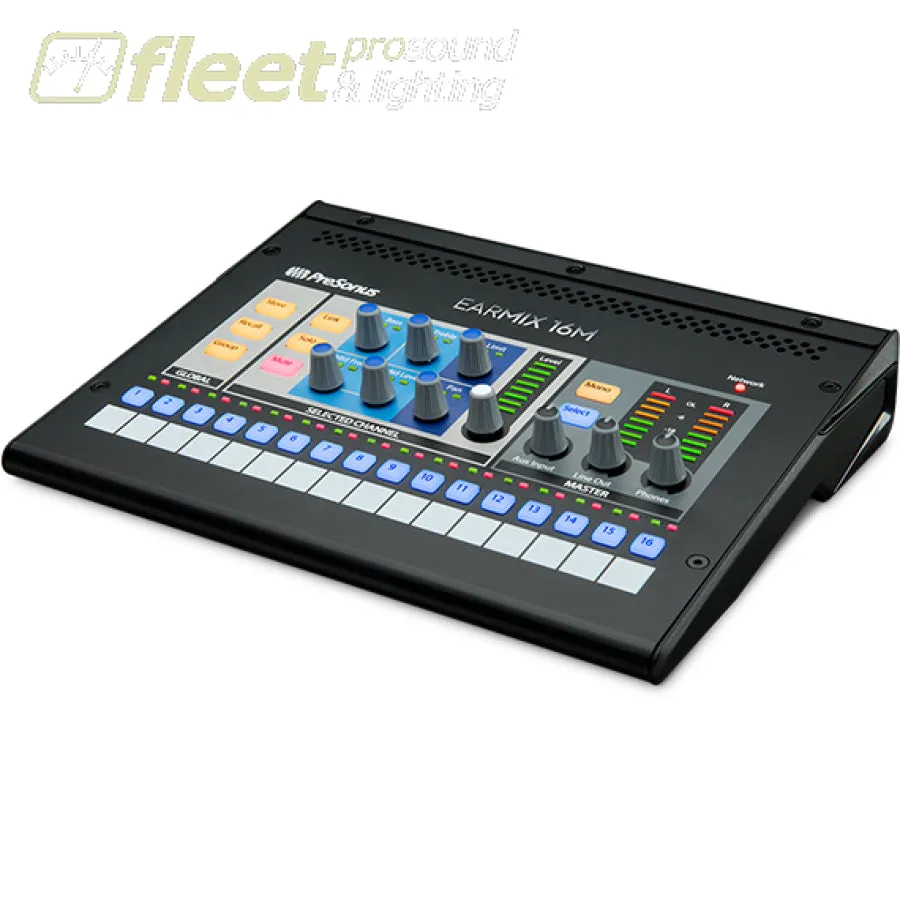 PreSonus EarMix-16M 16x2 AVB-Networked Personal Monitor Mixer