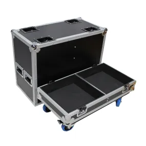 ProX X-RCF-NX45AX2W Dual ATA Style Speaker Flight Case For 2 RCF NX45A Loudspeakers | Also Fits In This Case XS-2X281716