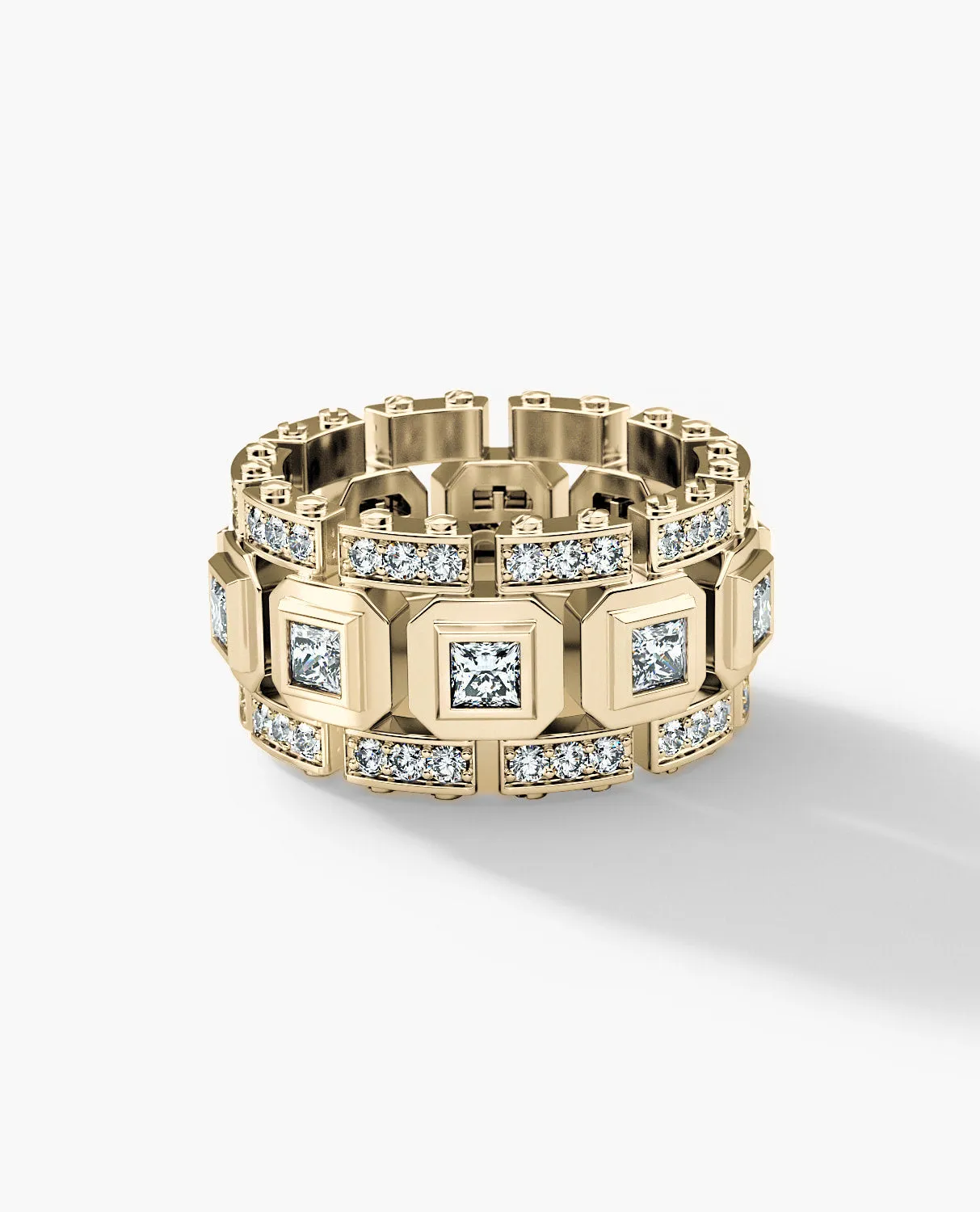 Ready to Ship - LA PAZ Gold Ring with 3.30ct Diamonds