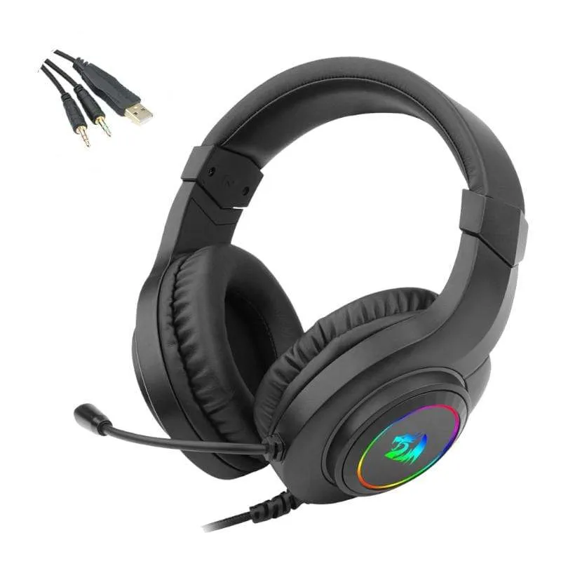 Redragon Over Ear Hylas Rgb Bk Rd H260 Rgb