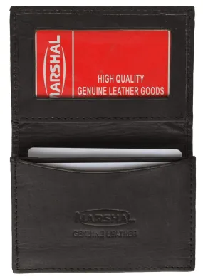RFID Blocking Genuine Lamb Leather Business Card Holder Expandable Wallet Money Card Case Mens RFID 70 LAMB (C)