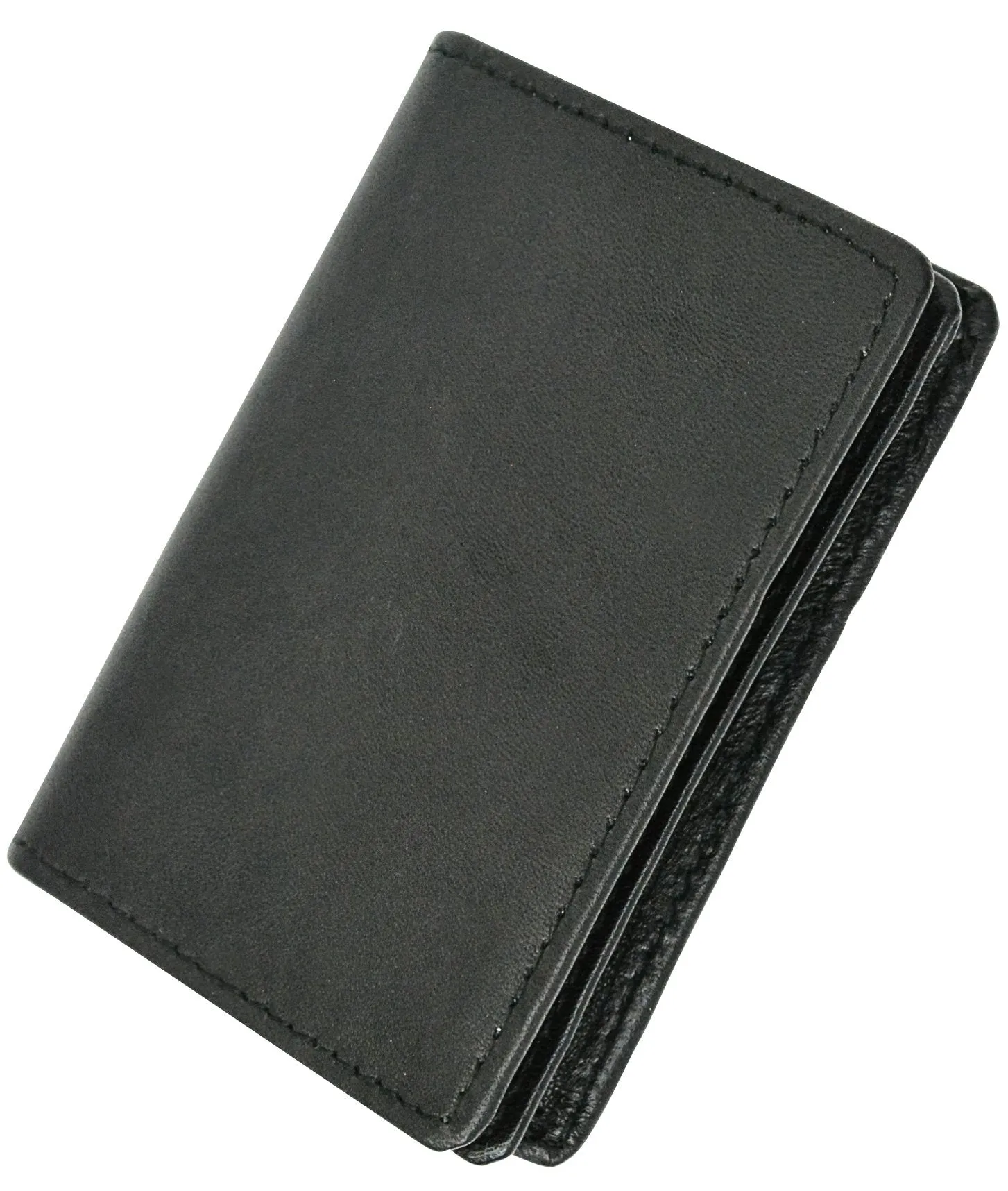 RFID Blocking Genuine Premium Leather Expandable Credit Card ID Business Card Holder Wallet RFID P 70