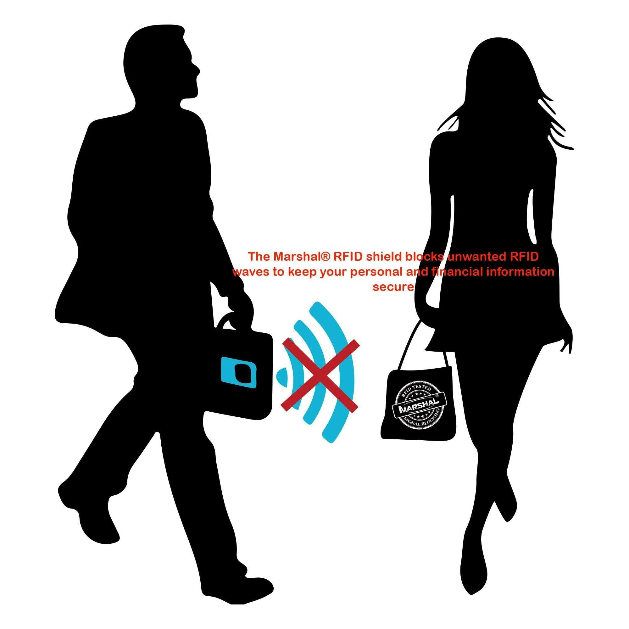 RFID Security Block Safe Leather Credit Card ID Business Card Center Flap Wallet RFID 74 (C)