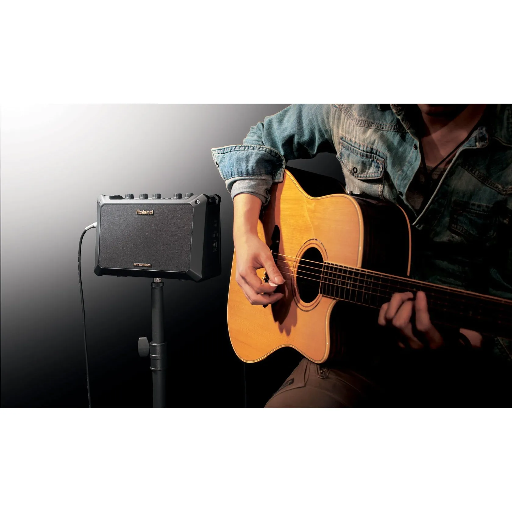 Roland MOBILE-AC Battery Power Acoustic Portable Guitar Amp