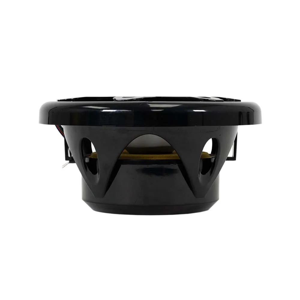 SA-08M01B-RGB - Pair of Black 8 Inch 200 Watt 2-Way Waterproof Boat/Marine Speakers with RGB Lights