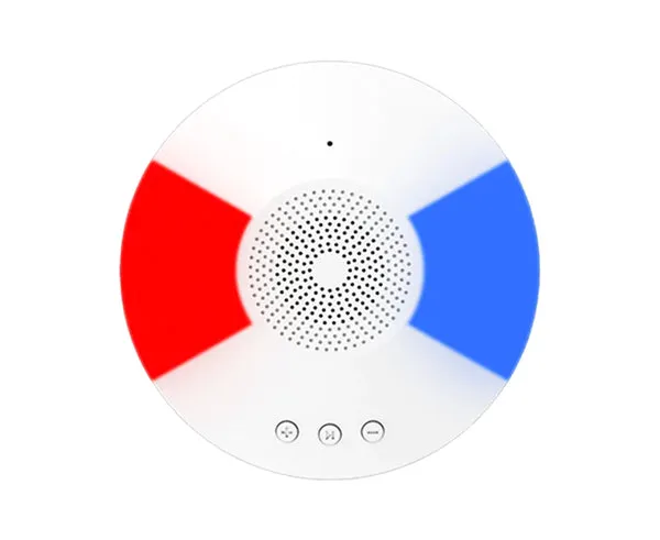 Siren Alarm with Red and Blue Enforcer Light