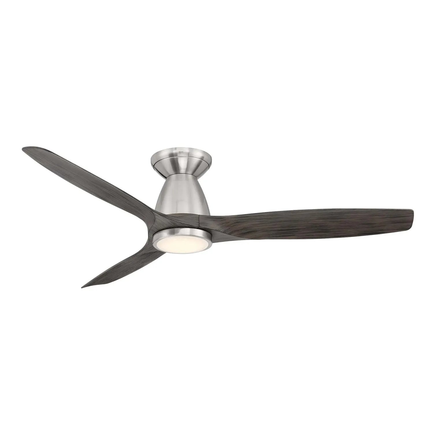Skylark 54" Ceiling Fan in Brushed Nickel & Ebony