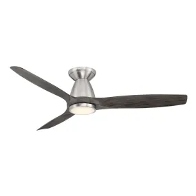 Skylark 54" Ceiling Fan in Brushed Nickel & Ebony