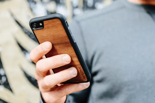 Slim Wooden iPhone Case (Arizona State Flag in Aromatic Cedar)