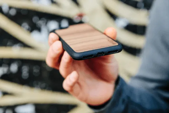 Slim Wooden iPhone Case (Arizona State Flag in Aromatic Cedar)