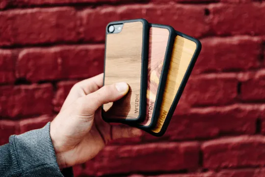 Slim Wooden iPhone Case (Arizona State Flag in Aromatic Cedar)
