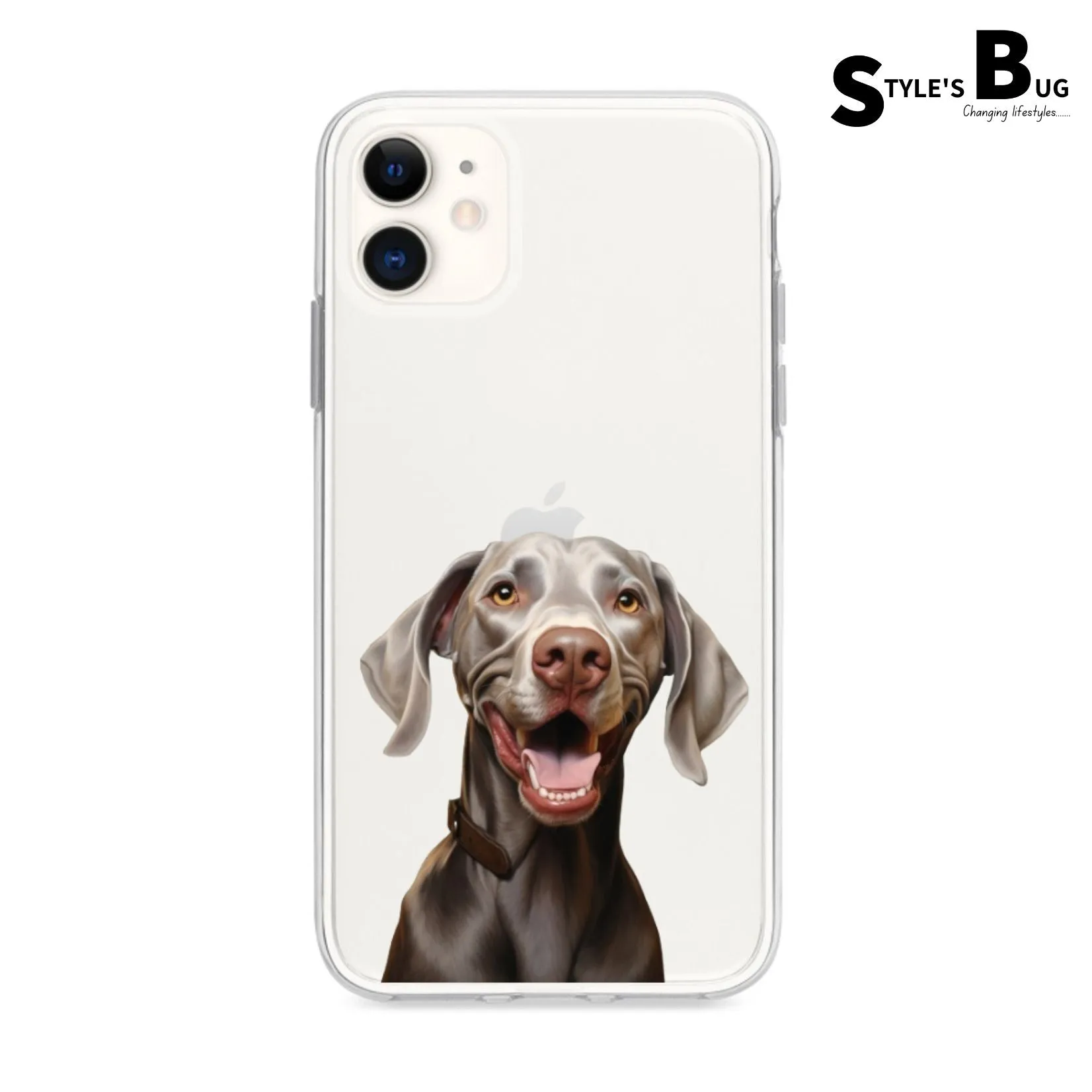 Smiling Dog phone cases from Style's Bug (UV printed)