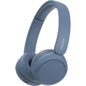 Sony WH-CH520 Wireless Bluetooth On-Ear Headphones - 50 Hours Battery, Quick Charge - Blue