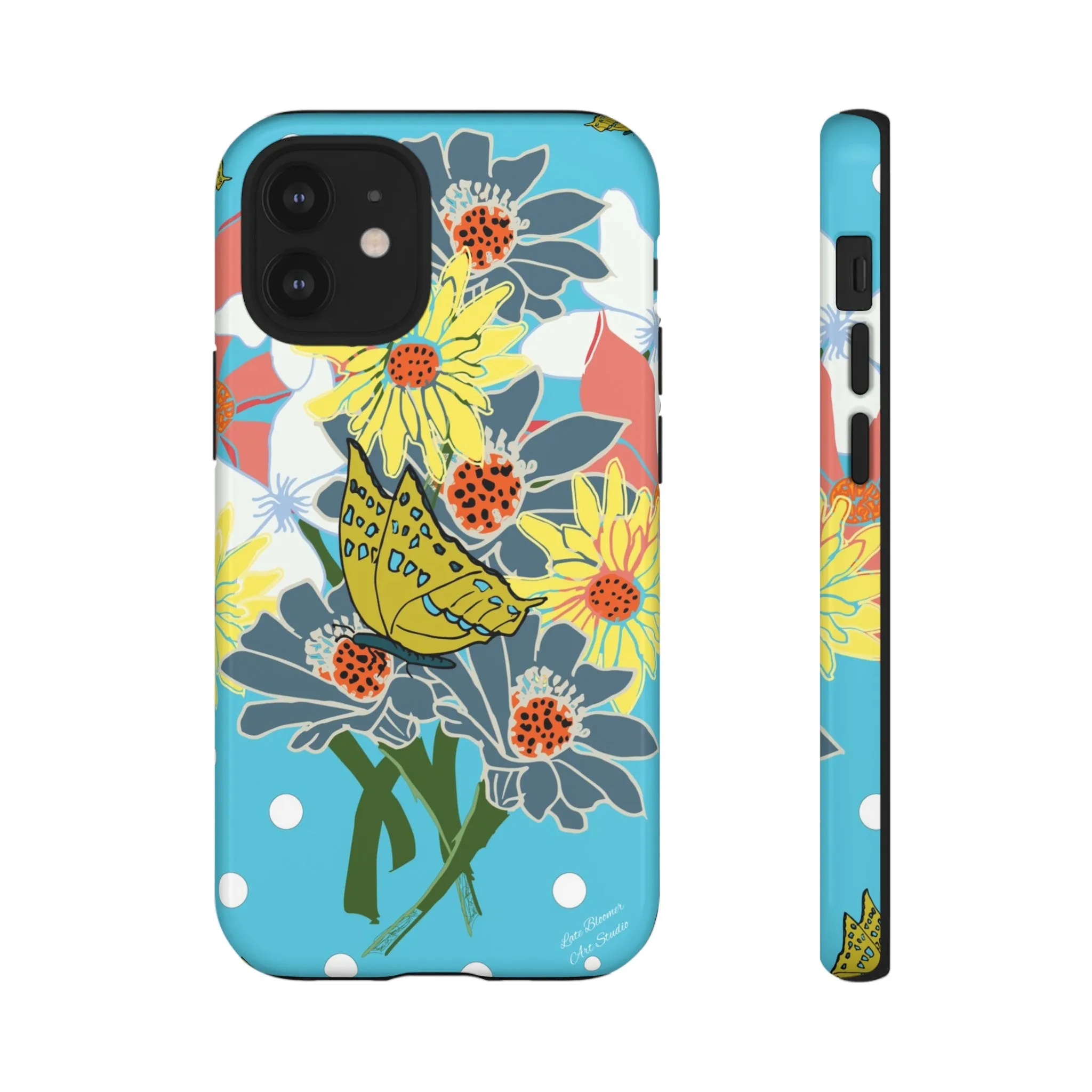 Spring Bouquet-Tropical Blue-Tough Cases