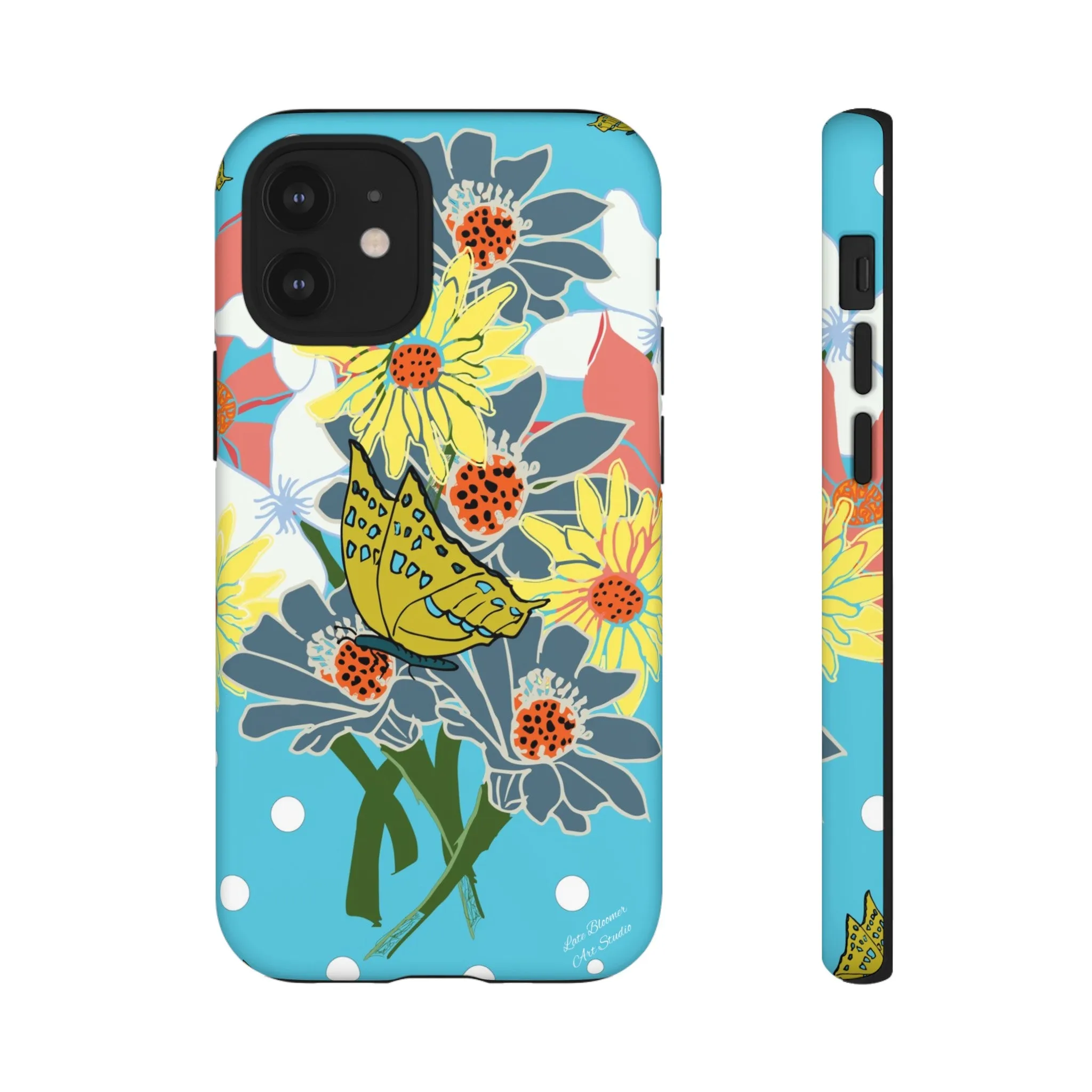 Spring Bouquet-Tropical Blue-Tough Cases