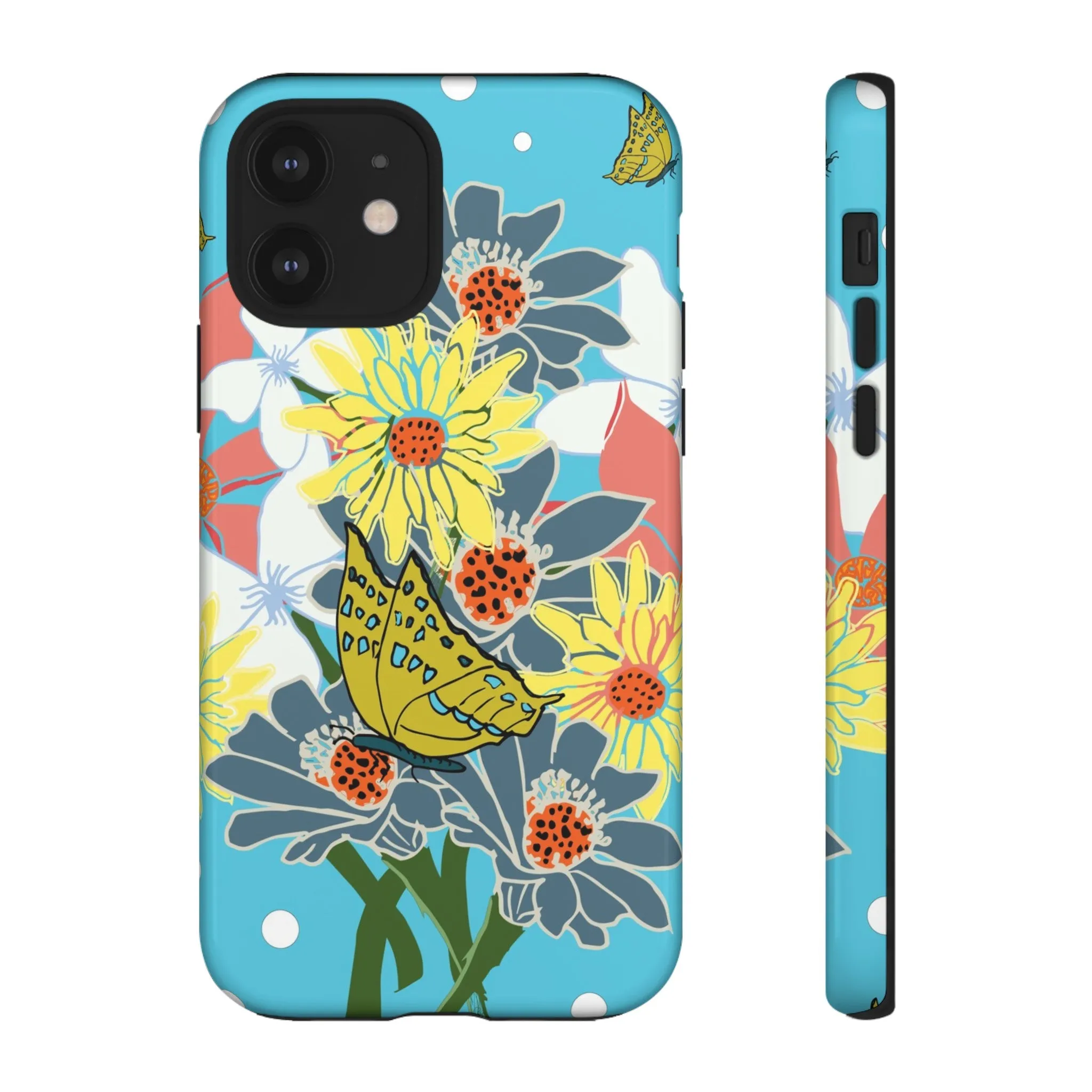 Spring Bouquet-Tropical Blue-Tough Cases