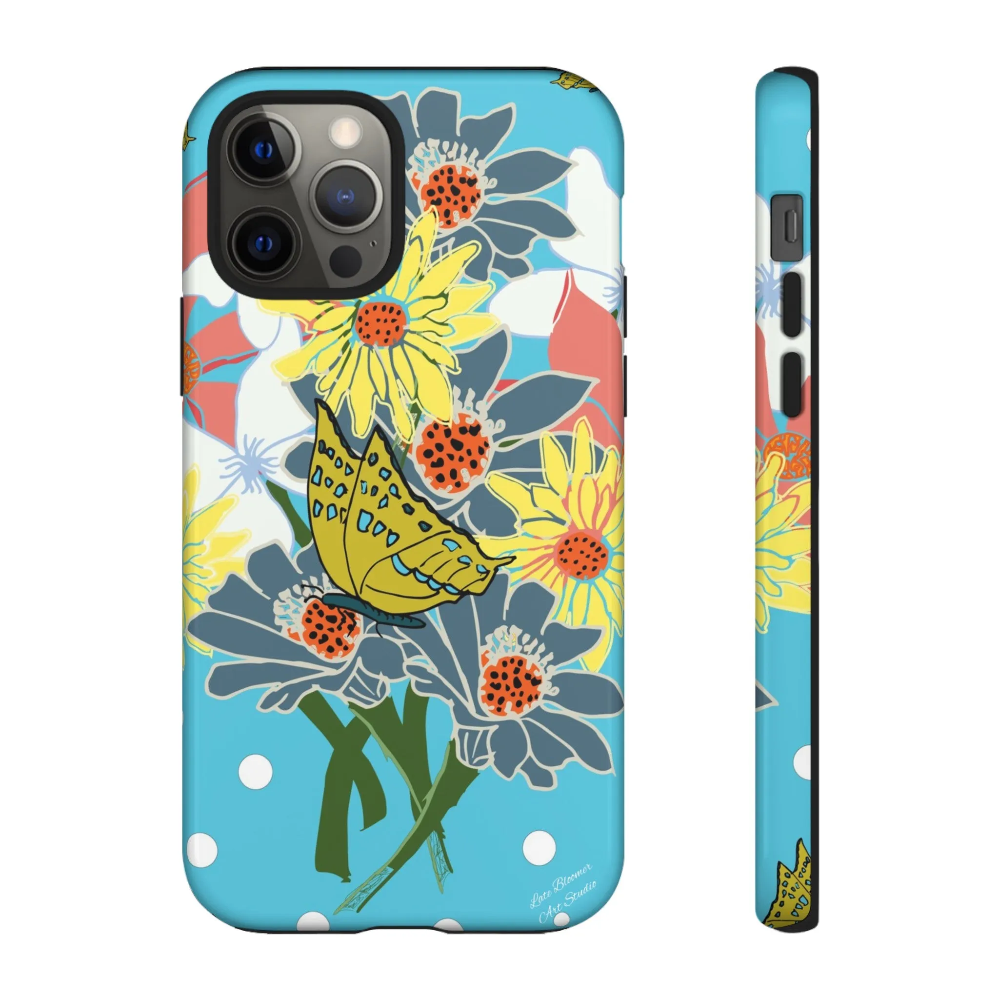 Spring Bouquet-Tropical Blue-Tough Cases