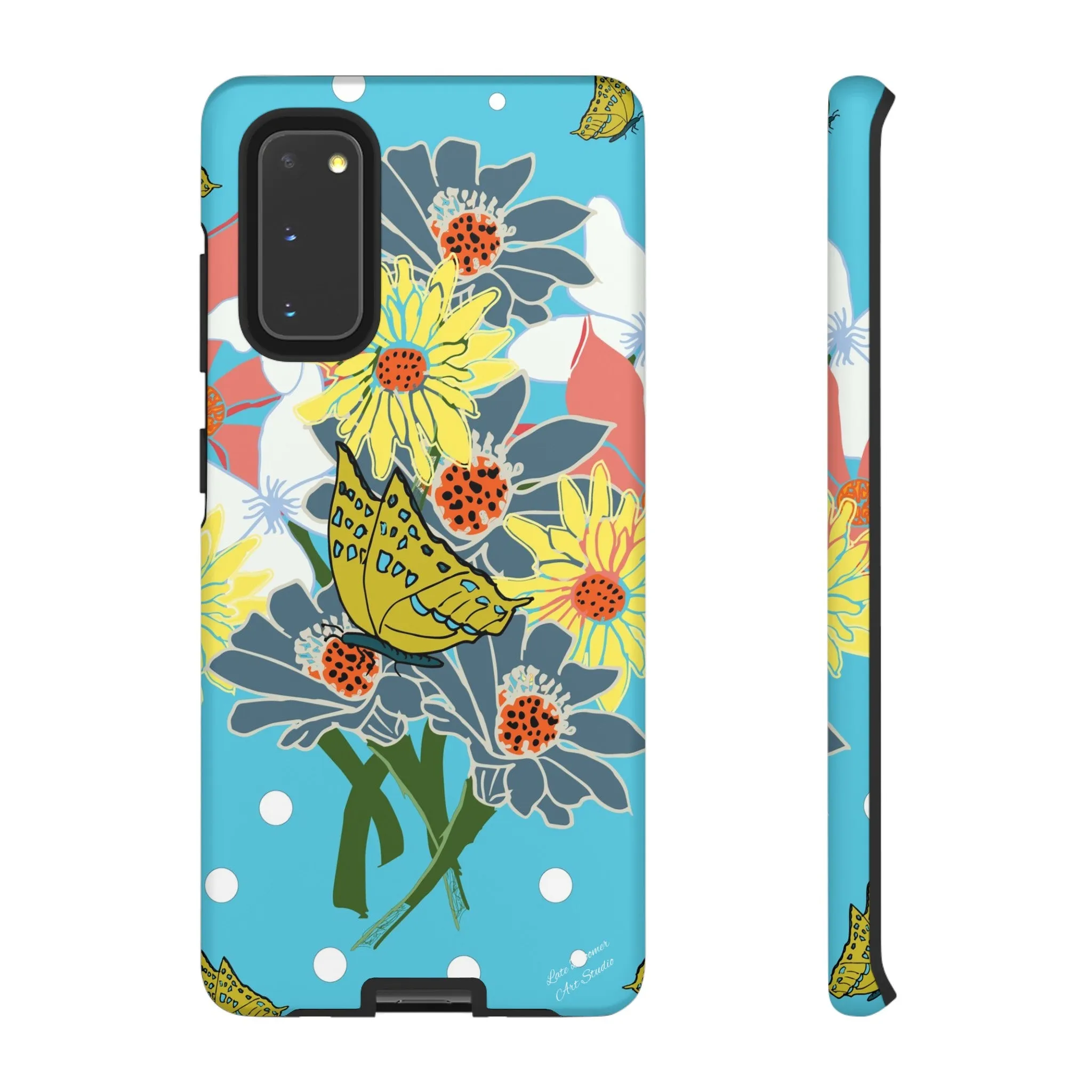 Spring Bouquet-Tropical Blue-Tough Cases