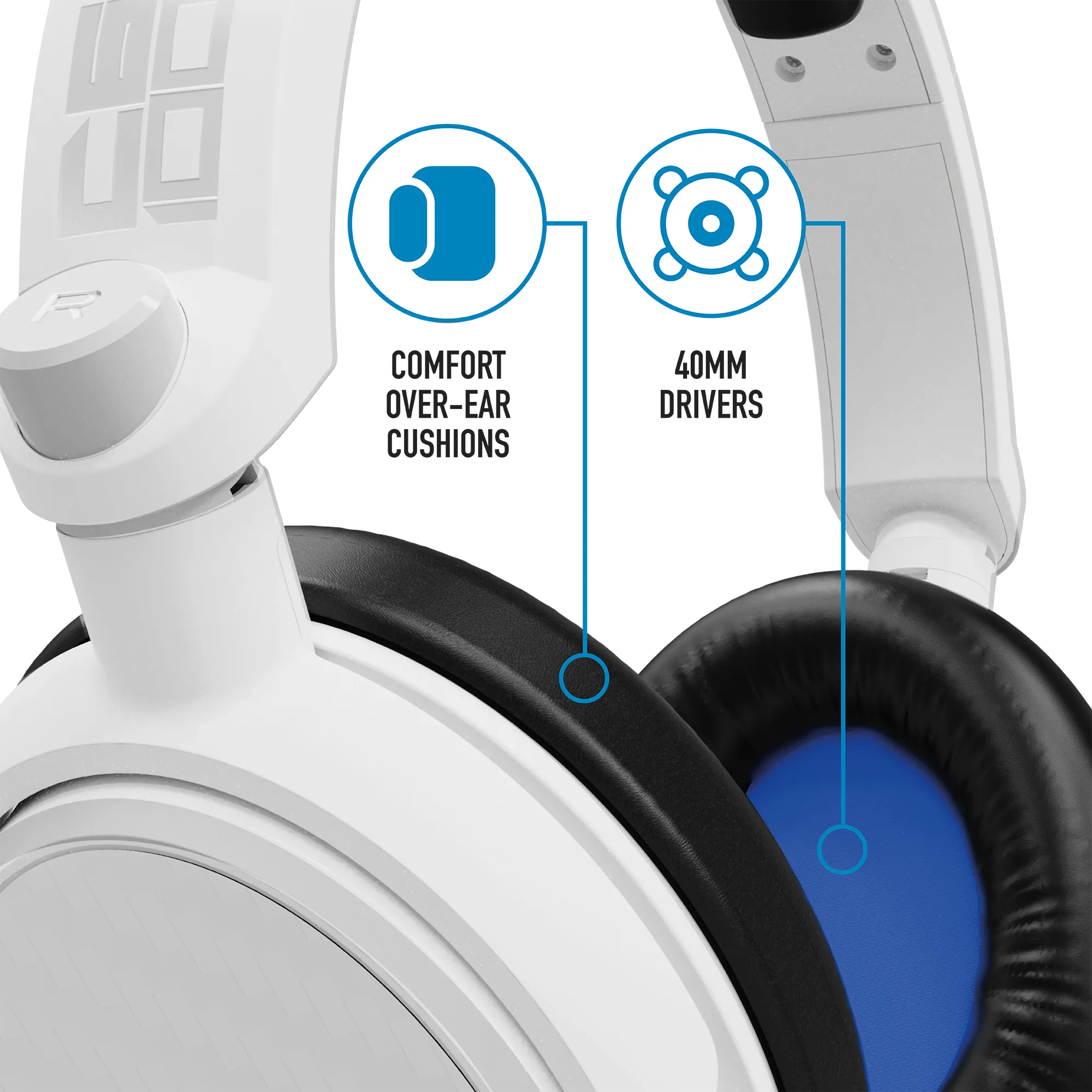 Stealth C6-100 Gaming Headset for PS4/PS5, XBOX, Switch, PC - Blue/White