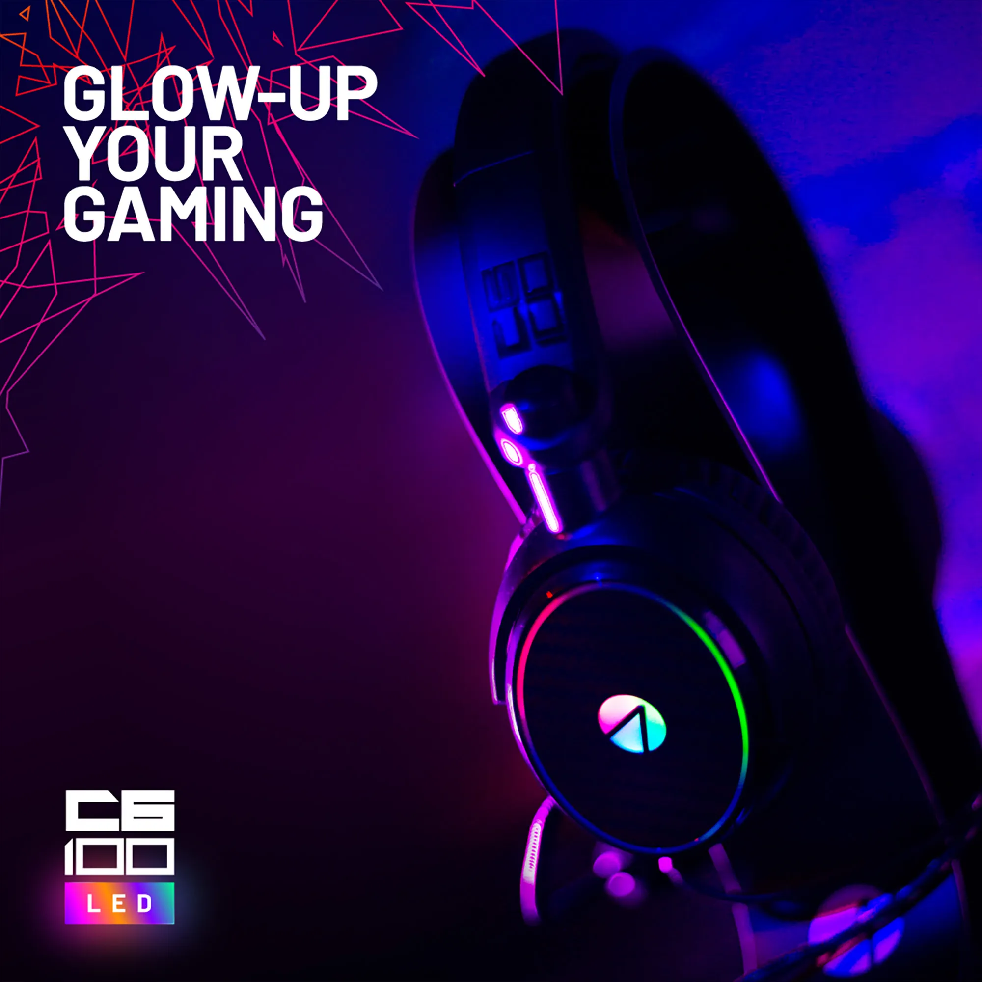 Stealth C6-100 Light Up Gaming Headset for XBOX, PS4/PS5, Switch, PC