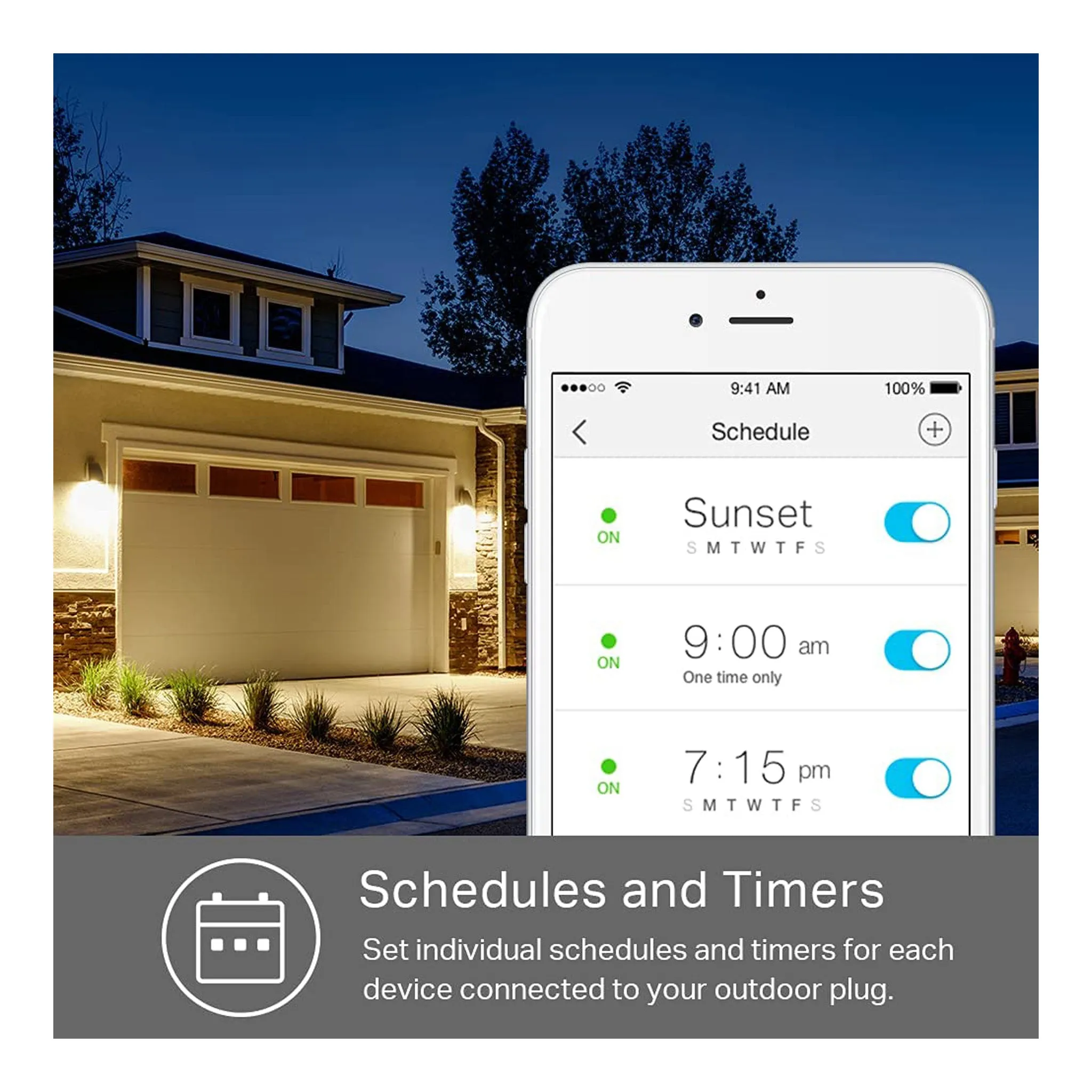 TP-Link EP40 2-Outlet Kasa Smart Wi-Fi Outdoor Plug