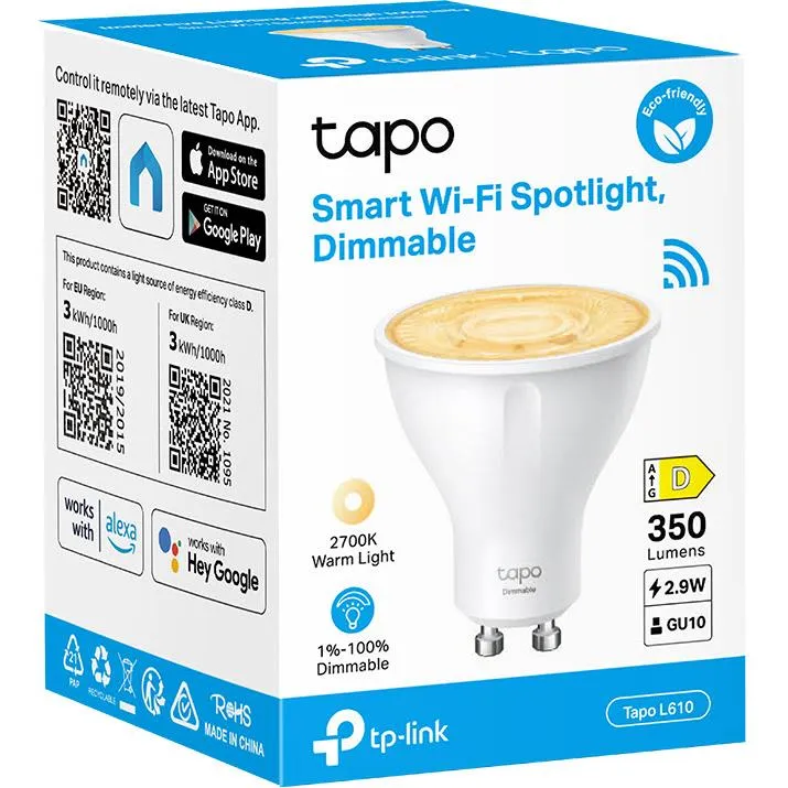 TP-Link Tapo GU10 White Smart Downlight