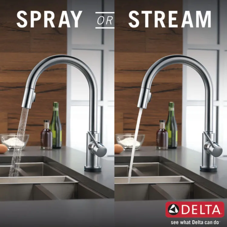 Trinsic VoiceIQ Single Handle Pull-Down Kitchen Faucet with Touch2O Technology