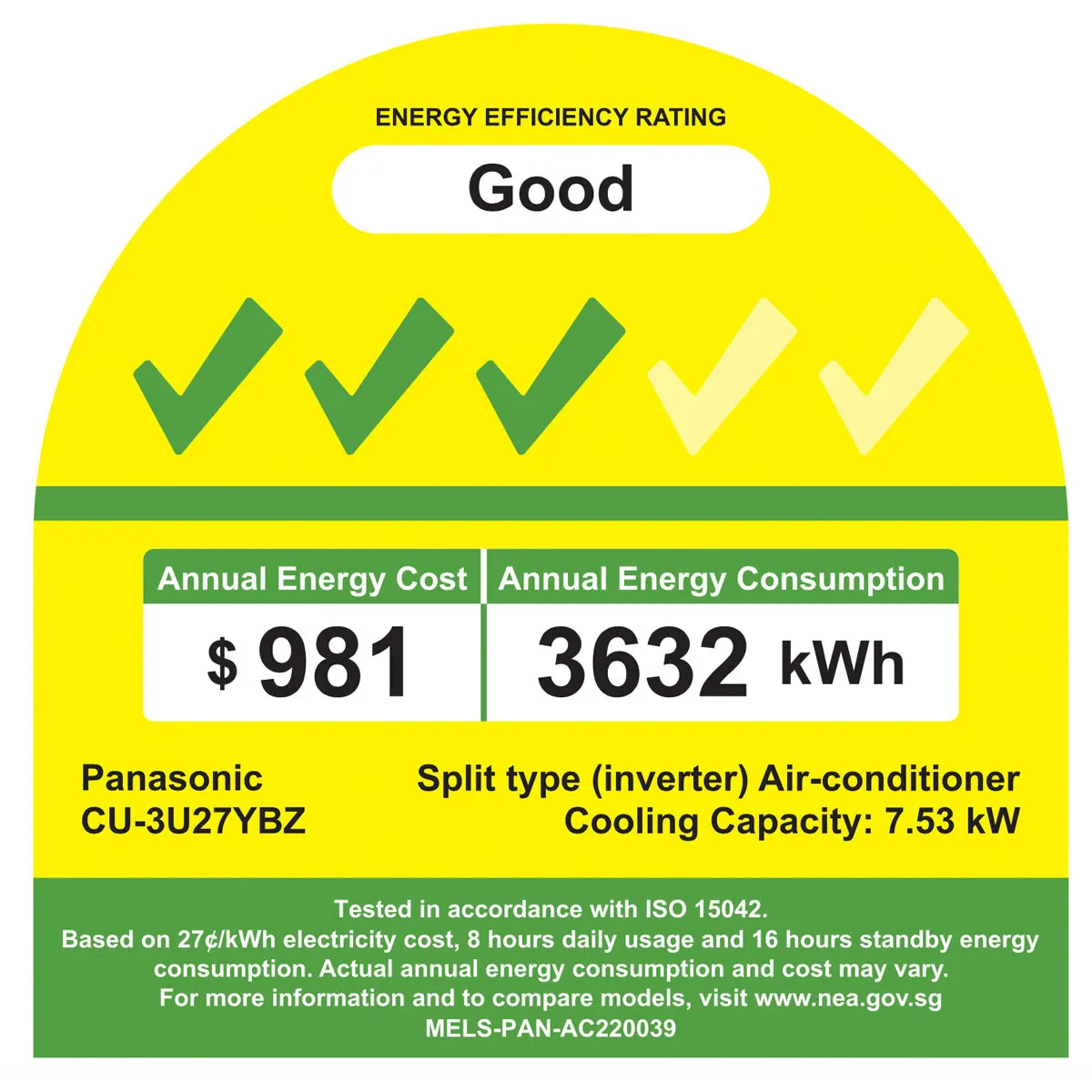 U SYSTEM 3 AIRCON (9K x3)   FREE INSTALLATION