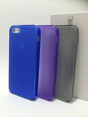 Ultra Thin Slim Fit TPU Gel Skin Case Cover for Apple iPhone SE   CODE M1