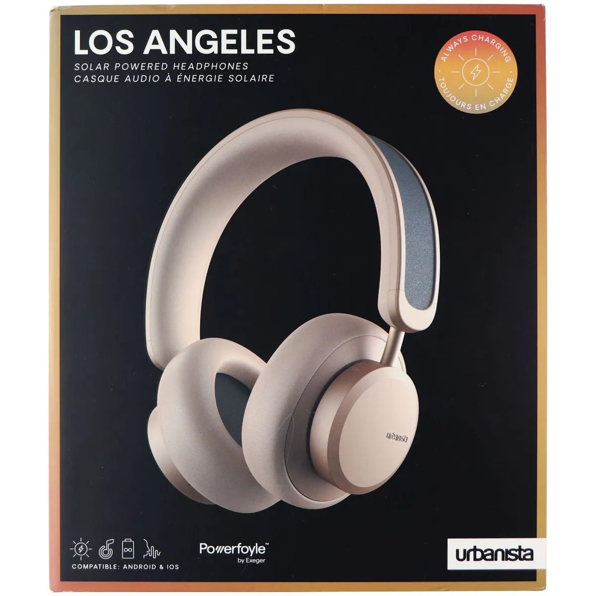 Urbanista Los Angeles Solar Powered Headphones - Sand
