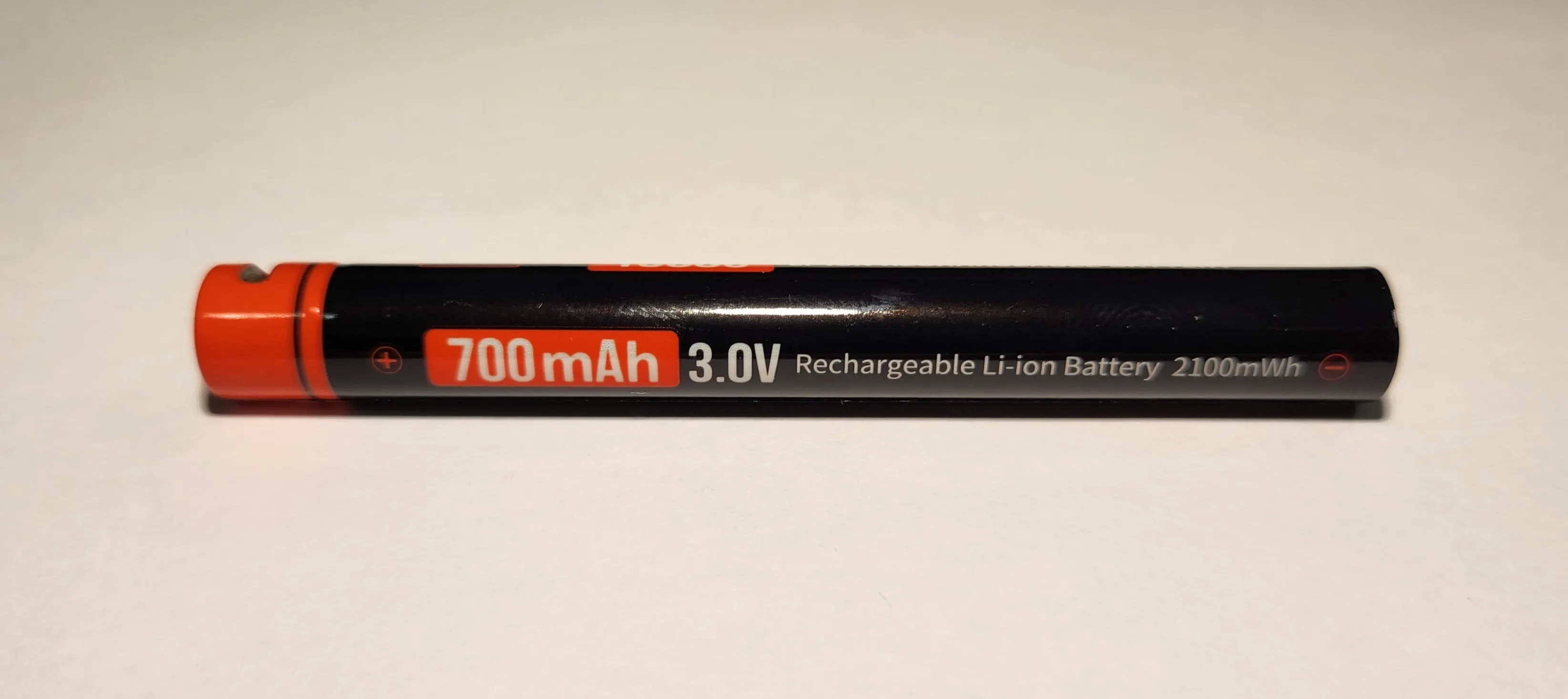 Vapcell 10880 3.0V 700mAh Rechargeable Lithium Battery W/USB  **** HAS TO BE SHIPPED WITH FLASHLIGHT   FEDEX ***