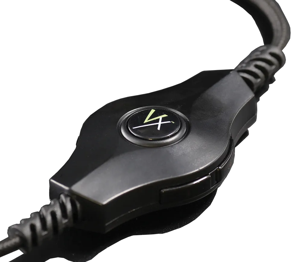 Velocilinx Brennus VXGM-HS71S-21O-BK 7.1 Surround Sound USB Gaming Headset, Silver and Black