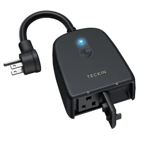 WHOLESALE Teckin SS31 WiFi Outdoor Smart Plug with 2 Sockets
