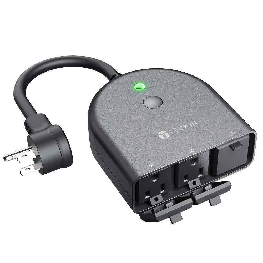 WHOLESALE Teckin SS31 WiFi Outdoor Smart Plug with 2 Sockets