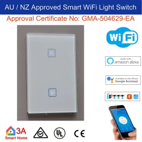WiFi 2 Gang Smart Light Switch
