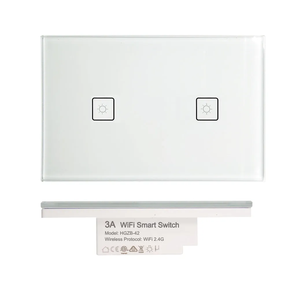WiFi 2 Gang Smart Light Switch