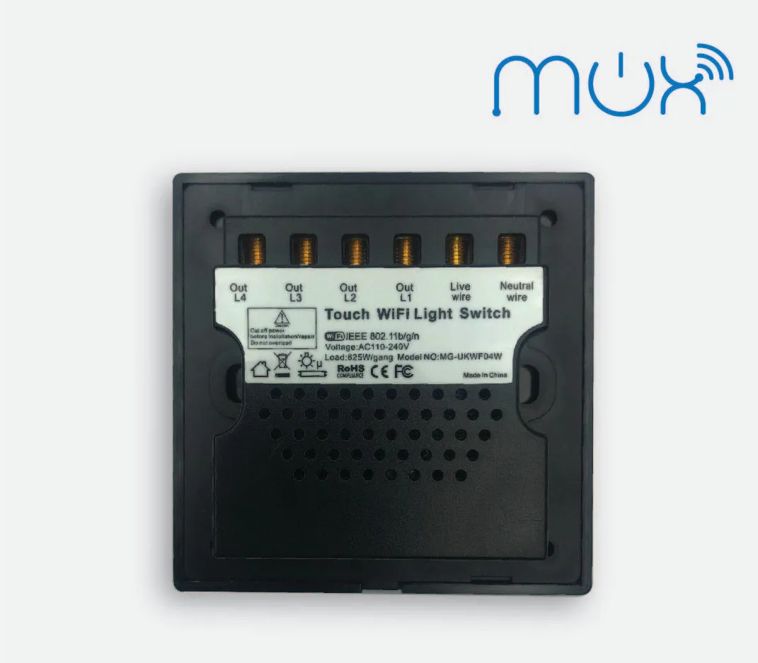 WiFi 4 Gang Switch