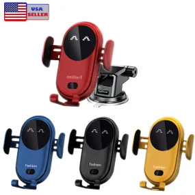 Wireless Charger Car Phone Holder Universal Charger Suction Mount Included 5V