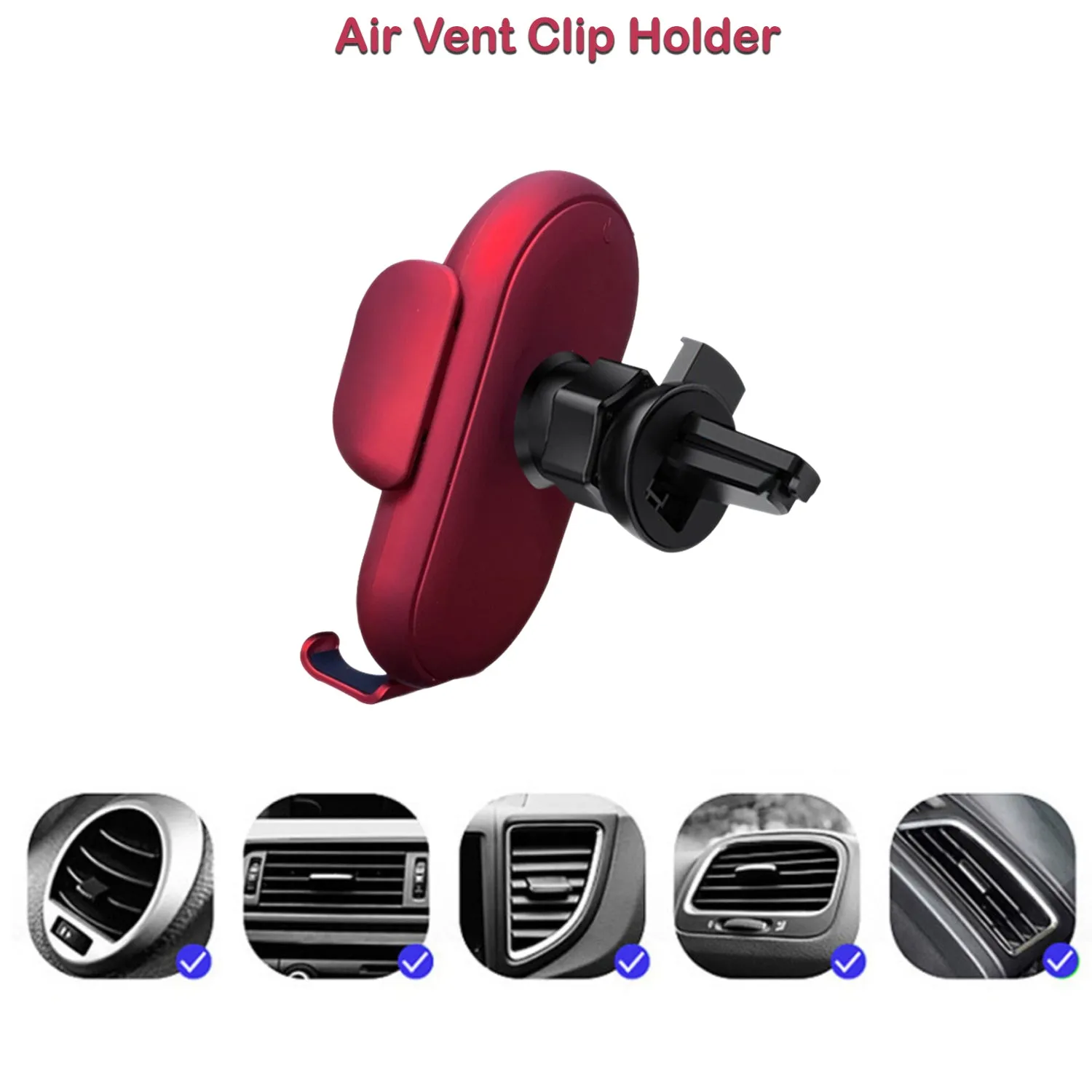 Wireless Charger Car Phone Holder Universal Charger Suction Mount Included 5V